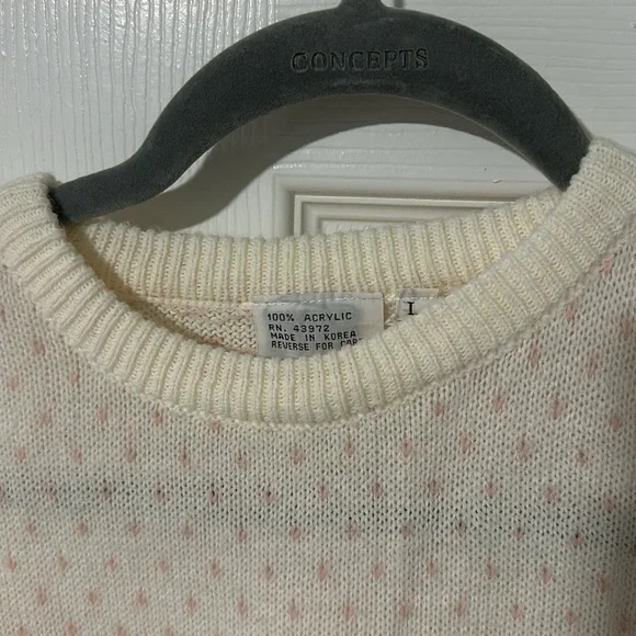 Vintage 70’s 80’s sweet floral sweater - Picture 6 of 7